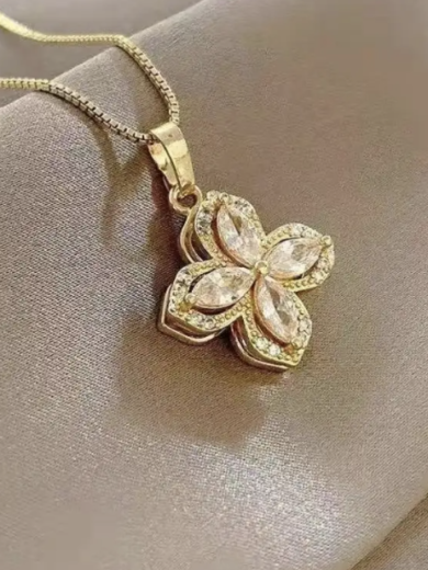 Collar Flor giratoria