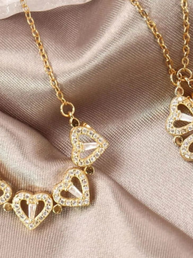 Collar Trébol de Corazones